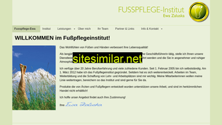 fusspflege-ewa.at alternative sites