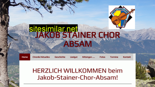 jakob-stainer-chor-absam.at alternative sites