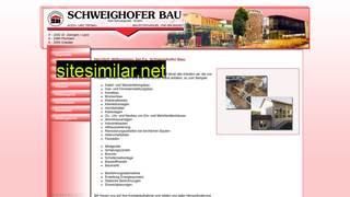 schweighofer-bau.at alternative sites
