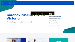 coronavirus.vic.gov.au alternative sites