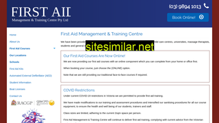 firstaidmanagement.com.au alternative sites