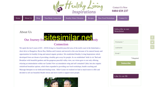 healthylivinginspirations.com.au alternative sites