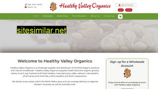 healthyvalleyorganics.com.au alternative sites