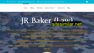jrbakerlaw.com.au alternative sites