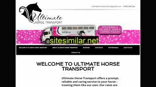 ultimatehorsetransport.net.au alternative sites