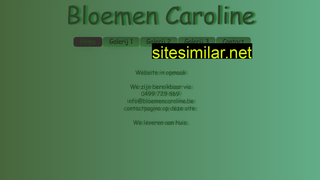 bloemencaroline.be alternative sites
