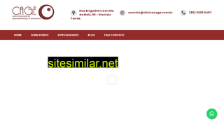 clinicacage.com.br alternative sites