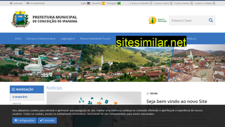 conceicaodeipanema.mg.gov.br alternative sites