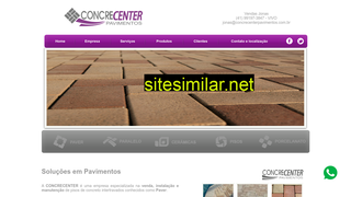 concrecenterpavimentos.com.br alternative sites