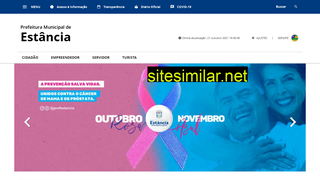 estancia.se.gov.br alternative sites