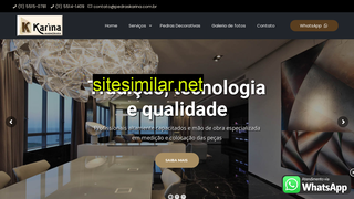 pedraskarina.com.br alternative sites