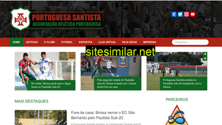 portuguesasantista.com.br alternative sites