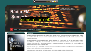 radiofmsombrio.com.br alternative sites