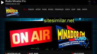 radiominadorfm.com.br alternative sites