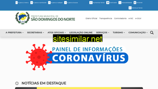 saodomingosdonorte.es.gov.br alternative sites
