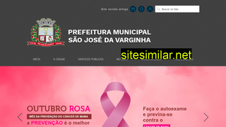 saojosedavarginha.mg.gov.br alternative sites