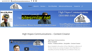 highhopescommunications.ca alternative sites