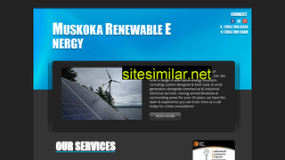 muskokarenewableenergy.ca alternative sites