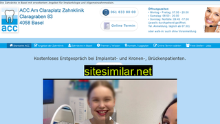 acc-zahnklinik-zahnarzt-basel.ch alternative sites