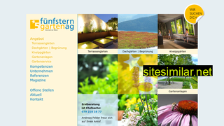 fuenfsterngarten.ch alternative sites