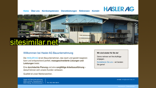 hasler-bau.ch alternative sites