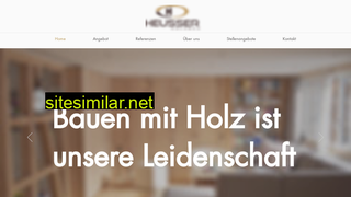 heusser-holzbau.ch alternative sites