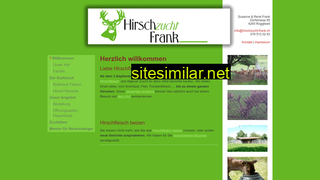 hirschzucht-frank.ch alternative sites