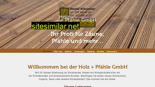 holzpfahl.ch alternative sites