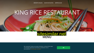 kingricerestaurant.ch alternative sites
