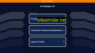 mortgages.ch alternative sites