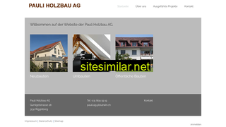 pauli-holzbau.ch alternative sites