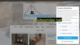 pfotennanny.ch alternative sites