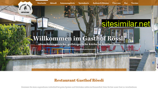 restaurantroessli.ch alternative sites