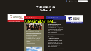 safiental.ch alternative sites