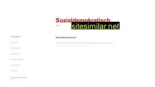 sozialdemokratisch.ch alternative sites