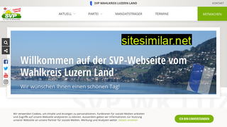 svp-wahlkreisluzernland.ch alternative sites