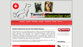 tiernothilfe.ch alternative sites