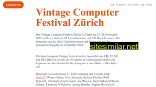vintagecomputerfestival.ch alternative sites