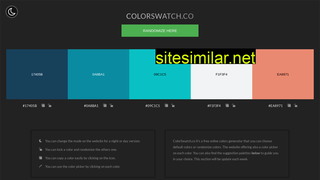 colorswatch.co alternative sites