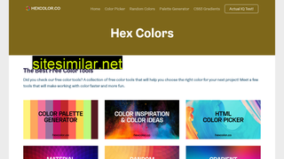 hexcolor.co alternative sites