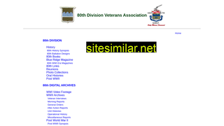 80thdivision.com alternative sites