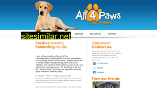 all4pawsdogtraining.com alternative sites