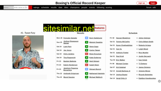 boxrec.com alternative sites