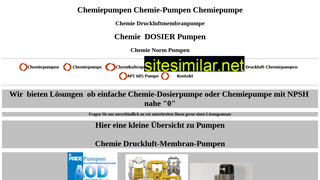 chemiepumpen.com alternative sites
