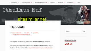 cthulhusruf.wordpress.com alternative sites