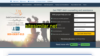 debtconsolidationcare.com alternative sites