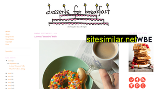dessertsforbreakfast.com alternative sites