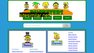 ducksters.com alternative sites