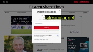 easternshoretimes.com alternative sites