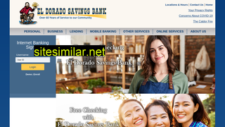 eldoradosavingsbank.com alternative sites